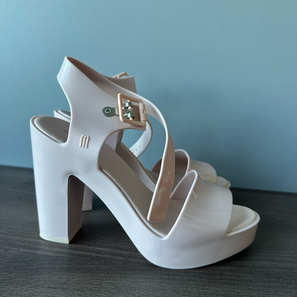 Melissa Pink Platform Heels